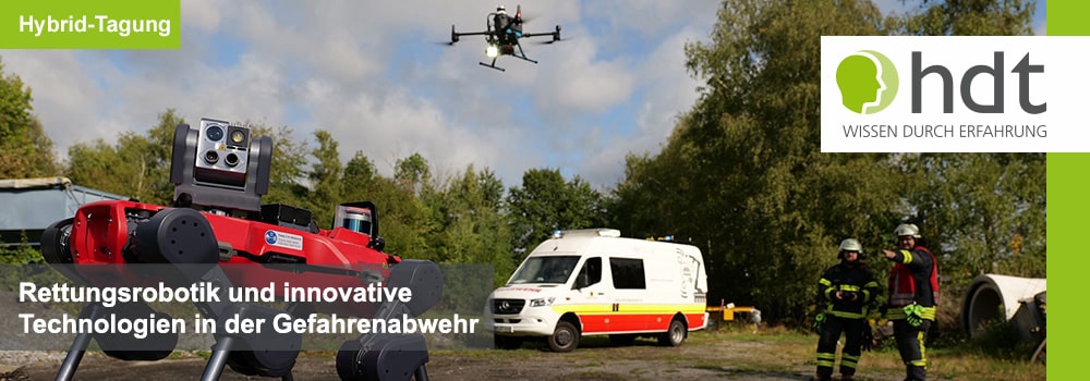 Tagungs-Tipp Rettungsrobotik und innovative Technologien in der Gefahrenabwehr
