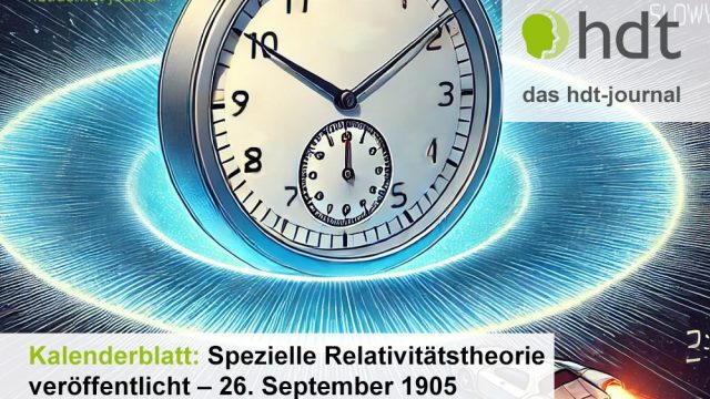 hdt-journal_Kalenderblatt_spezielle_Relativitaetstheorie
